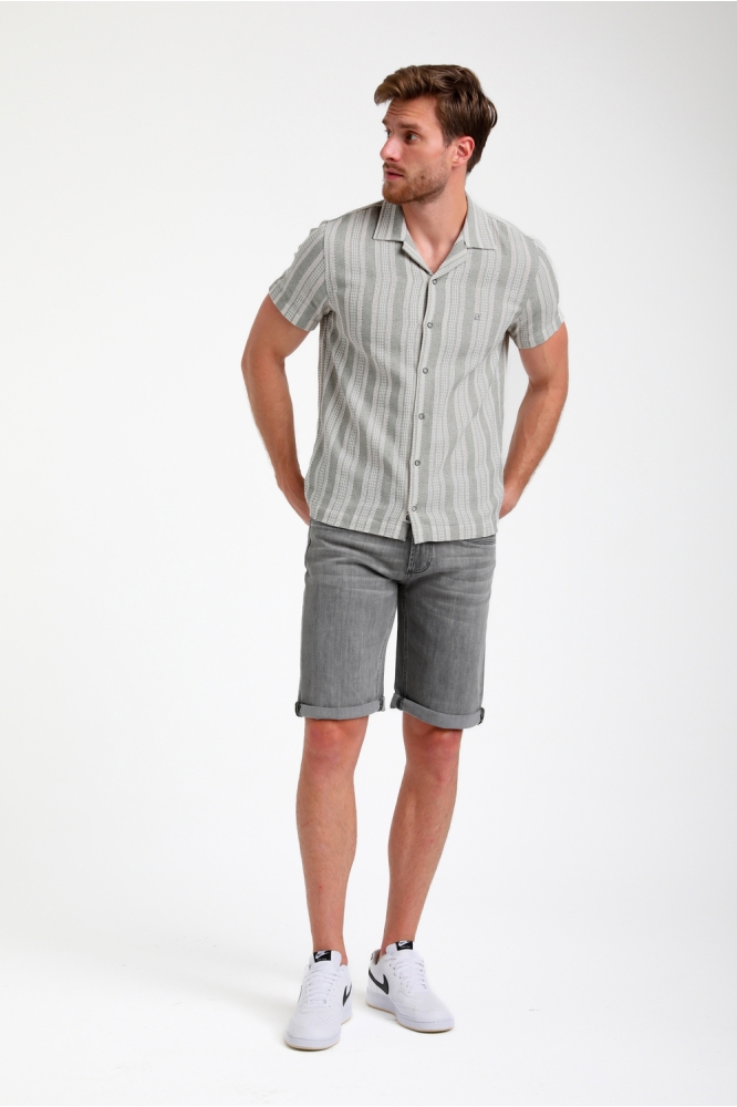 OVERHEMD 335541 605 grey melange